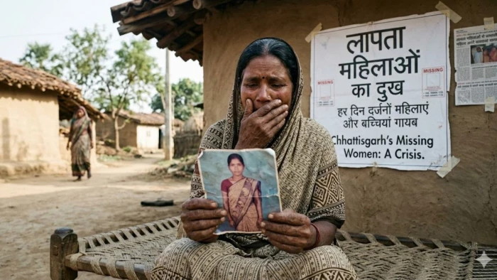 छत्तीसगढ़: हर दिन लापता हो रहीं 30 महिलाएं और बच्चियां, तीन साल में 36 हजार से ज्यादा लापता, बच्चों की गुमशुदगी मामले में देश में छठे स्थान पर