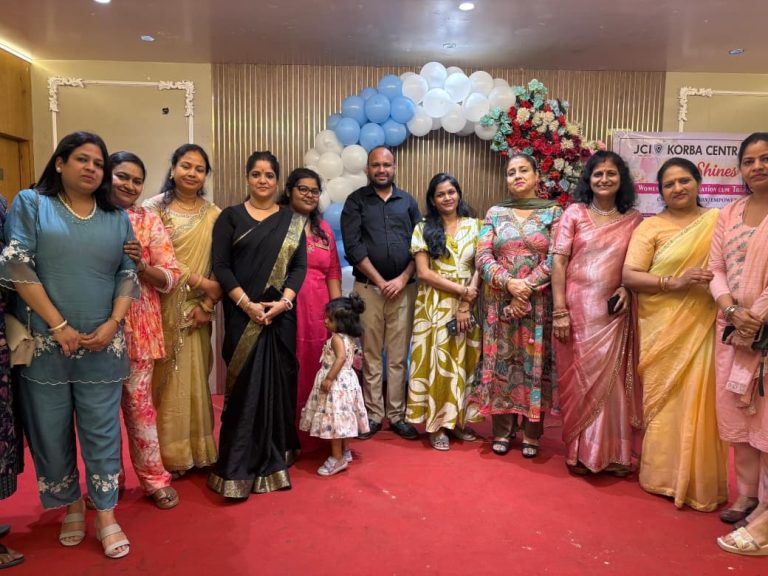 जेसीआई कोरबा सेंट्रल- जेसीआरटी विंग द्वारा महिला दिवस पर ‘She Shines’ शीर्षक से एक विशेष कार्यक्रम का आयोजन
