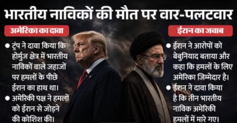 भारतीय नाविकों की मौत को लेकर अमेरिका और ईरान आमने-सामने, ईरान ने अंतरराष्ट्रीय जांच और जवाबदेही की मांग की
