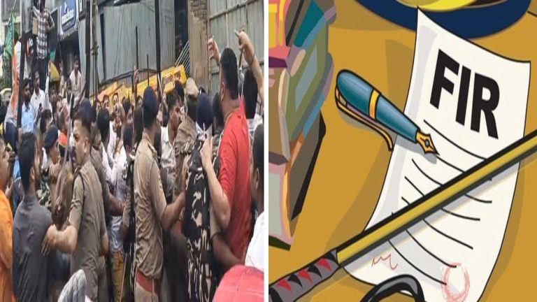 रायपुर: कांग्रेस के दर्जन भर नेताओं समेत अन्य पर FIR, भाजपा के घेराव के दौरान जूते, कांच की बोतल और पत्थर फेंकने का आरोप