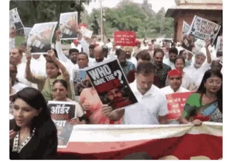 संसद के बाहर चढ़ावा चोरी, लाठीचार्ज के विरोध में प्रदर्शन, रिजिजू ने राहुल-प्रियंका के साथ बैठक की; हंगामे के बाद दोनों सदन स्थगित