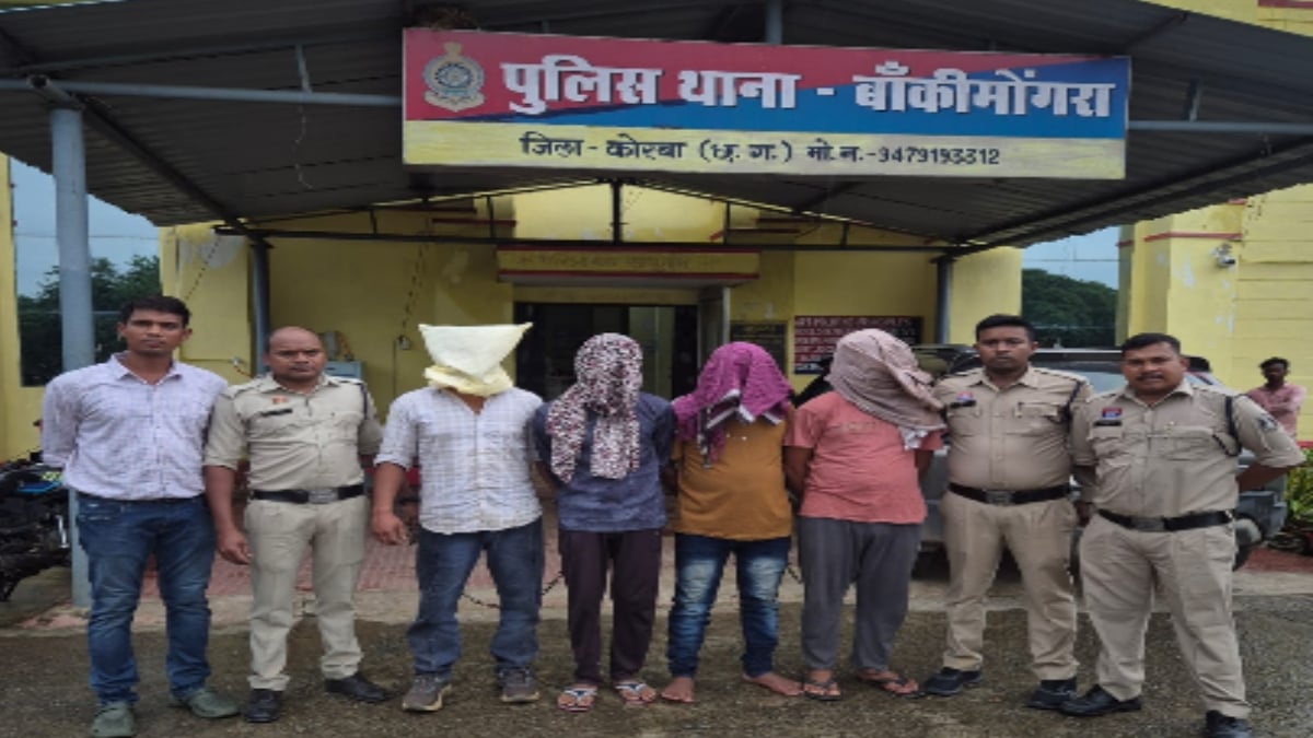 कोरबा: डकैती के 3 मामलों में एक नाबालिग सहित 4 आरोपी गिरफ्तार, कर्मचारियों के साथ मारपीट कर नगदी लूटकर हुए थे फरार