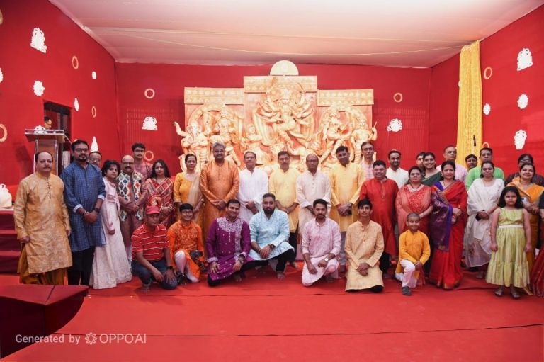कोरबा: पारंपरिक वस्तुओं से सजा बालकोनगर का दुर्गा पूजा पंडाल, अतीत की यादों को करेगा जीवंत